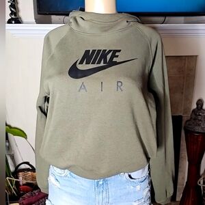NWT. Nike Women's Nike Air Hoodie With Back And Sleeves Logo. Size Small